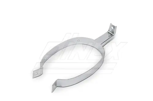 Silencer Strap for MAN,  L=40, W=280, H=180 mm, ALU